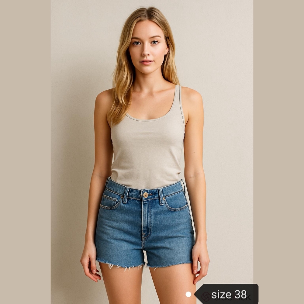 Nwt Big Seven Jean shorts cutoffs stretch